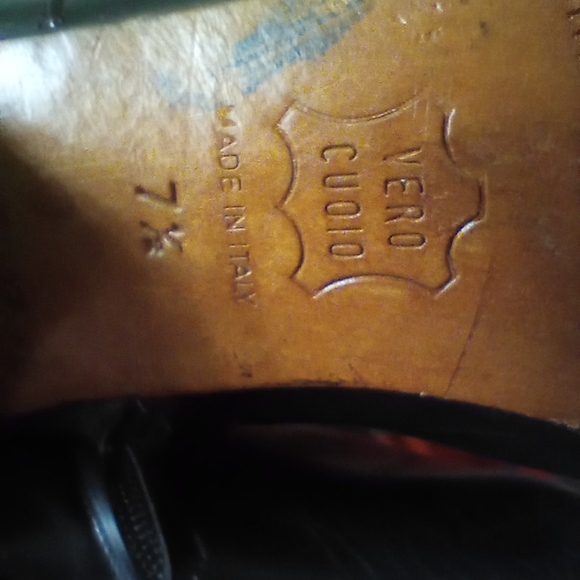 Vintage 80s Salvatore Ferragamo Tall Riding Boots Black Leather 7.5 7.5AAA - Picture 4 of 7